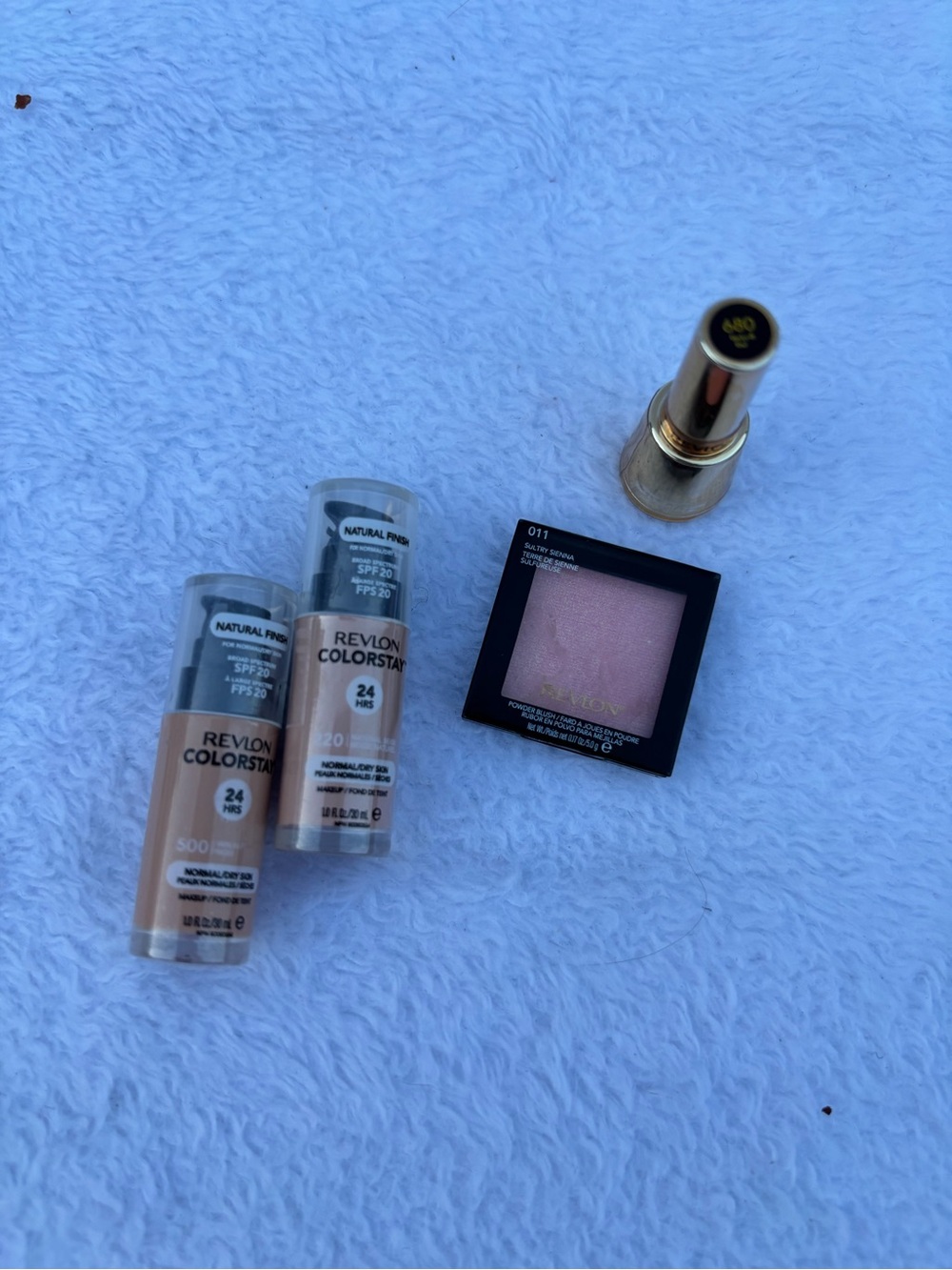 Mini Brands makeup bundle - Revlon foundation, blush, nail polish